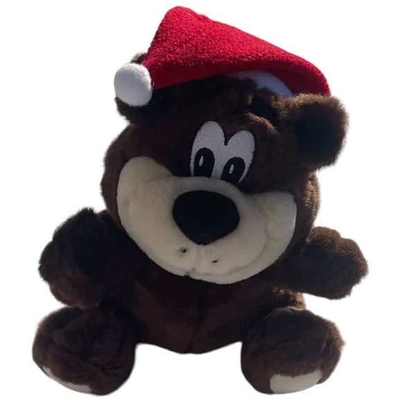 Vtg A&W Rooty Root Beer Bear Plush Christmas Santa Holiday Stuffed 2003 - Picture 3 of 11